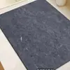Tapete Drenante Simple de Mármol al por Mayor Tapete Absorbente de Agua Antideslizante de Tierra de Diatomeas para Encimera Tapete para Mesa de Comedor Tapete para Fregadero de Cocina