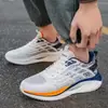 Zapatos Deportivos Casuales de Malla Transpirable para Hombre Estilo Coreano Moda Zapatos Casuales Deportivos Transpirables de Verano Zapatos para Correr Zapatos de Hombre