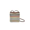 Bolsa de Playa Colorida, Bolso Cubo de Paja Colorido, Moderno y Versátil, Bolso Tejido Simple y Versátil para Primavera y Verano, Bolso de Hombro Único