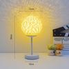 Luz Noturna de LED Dormitório Bola de Rattan Céu Estrelado USB Pequena Lâmpada de Mesa Decoração Regulável Lâmpada de Cabeceira Quarto Lâmpada de Atmosfera Quente