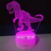 Luz Noturna de Dinossauro Transfronteiriça Amazon Luz Noturna 3D Atacado Toque Controle Remoto Atmosfera Lâmpada de Mesa Colorida Lâmpada 3D para Presente