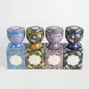Vela de Flor Seca para Aromaterapia de Hojalata Dormitorio Larga Duración Caja de Regalo para el Hogar Sala de Estar Set de Decoración Copa de Recuerdo