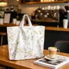 Bolsas de Sacola Plásticas Florais Suportam Impressão de Logo, Disponíveis em Múltiplas Cores para Lojas de Roupas, Adequadas para Embalagem de Presente para o Dia das Crianças