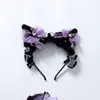 Nuevo Vestido de Malla Kuromi Primavera y Otoño Estilo Dibujos Animados Estilo Princesa Vestido con Cuello de Muñeca para Niñas de 7 Años 2026