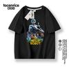Camiseta de manga corta Wild Robot, ropa familiar con cuello redondo y estampado periférico para niños, para hombres y mujeres.