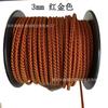 Pulseira corda de mão corda de fio de aço trançada material 2mm cor à prova d'água DIY corda para combinar joias douradas aço inoxidável material de corda
