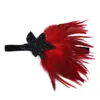 Diadema de plumas transfronteriza para fiesta de gala moda joyería popular tocado diadema de pelo diadema de baile de actuación europea y americana venta al por mayor
