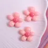 Color Macarrón Brillante Flor Gruesa Resina Pegamento Cremoso DIY Funda para Teléfono Móvil Imán para Refrigerador Pasador Tocado Flor para Zapatos Accesorios
