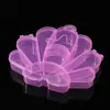 Caixa de Armazenamento Rosa Linda de Concha Caixa de Exibição Acrílica Elástico Joias Pulseira Acessórios de Joias Caixa de Poeira Atacado