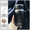 Taza Termo Simple de Acero Inoxidable 316 para Estudiantes, Diámetro Grande, Gran Capacidad, Adecuada para Hombres y Mujeres, para Preparar Té, Termo para Coche