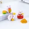 Creativo Lindo Yuanbao Gato de la Suerte Decoraciones DIY Accesorios Bolsa Ciega Miniatura Micro Paisaje Adornos de Escritorio para Coche