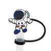 Nueva serie de astronautas tapa de pajita funda de pajita accesorios DIY funda de pajita decorativa caricatura creativa superventas