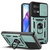 Shun Jia ventana abatible para funda de teléfono móvil OPPO Reno8Pro Plus cubierta protectora con soporte de anillo magnético para dedo todo incluido