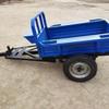 Caminhando trator reboque balde pequeno micro-cultivador quatro rodas trator reboque caminhão balde 1 tonelada 2 toneladas reboque de transporte montado