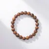 Pulsera de Sándalo de 8 mm, Sándalo Rojo, Sándalo Verde, Sándalo de Sangre, Sándalo Negro, Cuentas Budistas, Pulsera de Rosario, Juguete de Madera Portátil Regalo