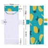Suministro Directo de Fábrica Cubierta de Microfibra para Silla de Playa Toalla para Reclinable Toalla de Playa Toalla de Playa Estampada Digital 3D Estilo Marino