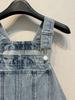 Mono de Tirantes Estilo Americano Streetwear Neutro Estilo Juvenil Primavera Verano Crane Ri Li Ri Jeans Casuales Anchos