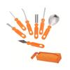 Herramientas de Arcilla para Cerámica Transfronterizas Kit de Cuchillos para Tallar Calabazas de Halloween Raspador Herramientas de Tallado Cortar Calabaza Cocina Tallado