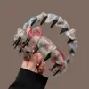 Faixa de Cabelo Alta Ondulada Doce Retrô para Mulheres 2026 Novo Acessório de Cabelo Elegante para Lavar o Rosto Faixa Elegante Grampo de Cabelo Antiderrapante