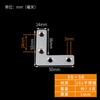 Izquierda acero engrosado acero inoxidable tipo L tipo T conector placa angular marco de fijación ángulo plano código herraje mayoreo