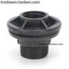 Conector de PVC de doble rosca interior para tanque de agua, salida para torre de agua, cubo, pecera, drenaje, conector de plástico de rosca interior y exterior