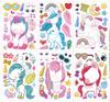 Adesivos de quebra-cabeça de unicórnio CM2203003 adesivos de desenho animado adesivos fofos rosa unicórnio Amazon