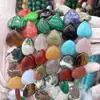 20mm Piedra Natural Ágata Agujero Recto Corazón de Melocotón Cuentas Sueltas Pulsera DIY Collar Accesorios de Joyería Cuentas Semi-Terminadas Al Por Mayor