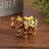 Caja de Joyería de Elefante de Metal Tailandés Llena de Caja para Anillo de Diamante Caja de Joyería Caja de Joyería Pequeña Regalo de Sudeste Asiático Adornos al por Mayor