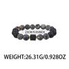 Nuevo Pulsera de Piedra Volcánica Hecha a Mano para Hombre Moderna Versátil de Gama Alta Sin Color Nicho Lujo Ligero Joyería Simple para Mujer Accesorios