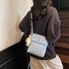 2025 Nuevo Bolso Cruzado Ligero Simple Moda Hilo Colorido Bolso Cruzado Pequeño Fresco de un Solo Hombro Moda Cruzado Elegante Moda Bolso de Mujer
