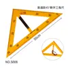 Macaco Dourado régua de ensino régua triangular compassos régua magnética régua triangular transferidor conjunto ferramentas de ensino de matemática