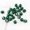 Contas Redondas de Madeira de Lótus 16mm para Crianças DIY Trevo da Sorte Trevo Dourado de Quatro Folhas Contas de Madeira Contas Soltas Acessórios para Joias