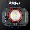 Linterna Frontal de Luz Fuerte Transfronteriza, Láser Blanco, Recargable, Duración de Batería Ultralarga, Zoomable, Iluminación de Montaje en Cabeza para Pesca Nocturna, Recargable