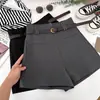 Shorts de traje sueltos de cintura alta para mujer, nueva colección primavera/verano 2026, versátiles para el trabajo, talla petite, pantalones de pierna ancha de línea A de alta gama
