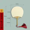 Y*H Leque de Papel de Arroz de Bolso Mini Ventilador de Bebê Adereços de Dança Lembrança de Viagem Corte de Seda Feito à Mão