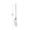 Cuchillo, Tenedor, Cuchara de Acero Inoxidable, Cuchillo para Filete de Hotel, Tenedor de Cena, Cuchara para Sopa, Cuchara Redonda, Cuchara y Tenedor de Postre de Restaurante, Juego de Vajilla Occidental para el Hogar