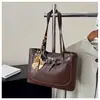 Bolso Tote Simple de Gran Capacidad con Textura, Elegante Modelo Nuevo 2026, Bolso de Nicho para Mujeres Viajeras, Bolso de Hombro a la Moda, Bolso de Mano Grande