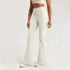 Pantalones Acampanados con Forro Polar Otoño e Invierno Lulu para Mujer, Pantalones Anchos Cálidos de Cintura Alta, Pantalones Deportivos para Fitness Yoga, Pantalones Ligeramente Acampanados