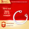 Anel de Retenção de Aço Inoxidável 304 Eixo Elástico Anel de Retenção Aberto Cartão Externo Tipo Gb893C Presilha Elástica Anel de Retenção Aberto