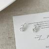 Brincos de Zircônia Estrela para Mulheres Pequenos Exquisitos Minimalistas Cochlear Stud Piercing Cartilagem da Orelha Brincos Versáteis Doce Design Nicho