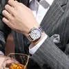 Atacado de Modelos Básicos, Atacado de Relógios de Quartzo para Exames de Estudantes de Moda de Nicho, Relógios Masculinos com Pulseira de Aço e Luz Azul, Relógios Masculinos de Alta Gama