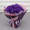 Ramo de Rosas Tanabata Flores Artificiales Hechas a Mano Flores de Jabón para el Cumpleaños de la Novia Regalo del Día de San Valentín