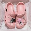 Zapatos de Cueva de Suela Gruesa para Mujer Verano para Exterior 2025 Nuevas Sandalias de Playa Antideslizantes Tacón Aumentado Pantuflas de Eva