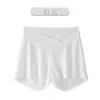 Pantalones de seguridad de maternidad modelo nuevo 2026, leggings que no aprietan la barriga, shorts de seda helada anti-exposición, ropa fina de verano
