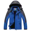Fabricantes de origen ropa con carga para hombres y mujeres al aire libre talla grande con forro de terciopelo a prueba de viento para montar abrigo de algodón cálido para hombre