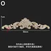 Dongyang Tallado en Madera Estilo Europeo Calcomanía Accesorios para Muebles Flores para Puertas de Madera Tallado Fino Calcomanías para Puertas de Gabinete Flores para Cabeceras Calcomanías de Madera Maciza Decoración
