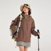 Chaqueta Rígida Completamente Sellada por Calor para Hombre, Chaqueta de Montañismo de una Sola Capa Cortavientos e Impermeable Personalizada para Exteriores, Abrigo Delgado de Ropa de Trabajo para Mujer
