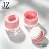 Pedido Jinze: Redonda, de Forma Irregular, con Borla, Caja de Polvos Sueltos, Plástico, Caja Vacía, Material de Empaque