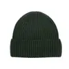 Conjunto de Tres Piezas de Sombrero 100% Lana Pura, Gorro de Punto de Color Sólido Otoño e Invierno para Hombres y Mujeres, Gorro de Invierno Cálido (Compra Única de Sombrero)