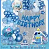 Decoración de Cumpleaños para Celebrante de Internet Set de Globos de Película de Aluminio Casa Nueva Dibujos Animados Habitación de Niños y Niñas Lugar de Disfraces Diseño del Lugar